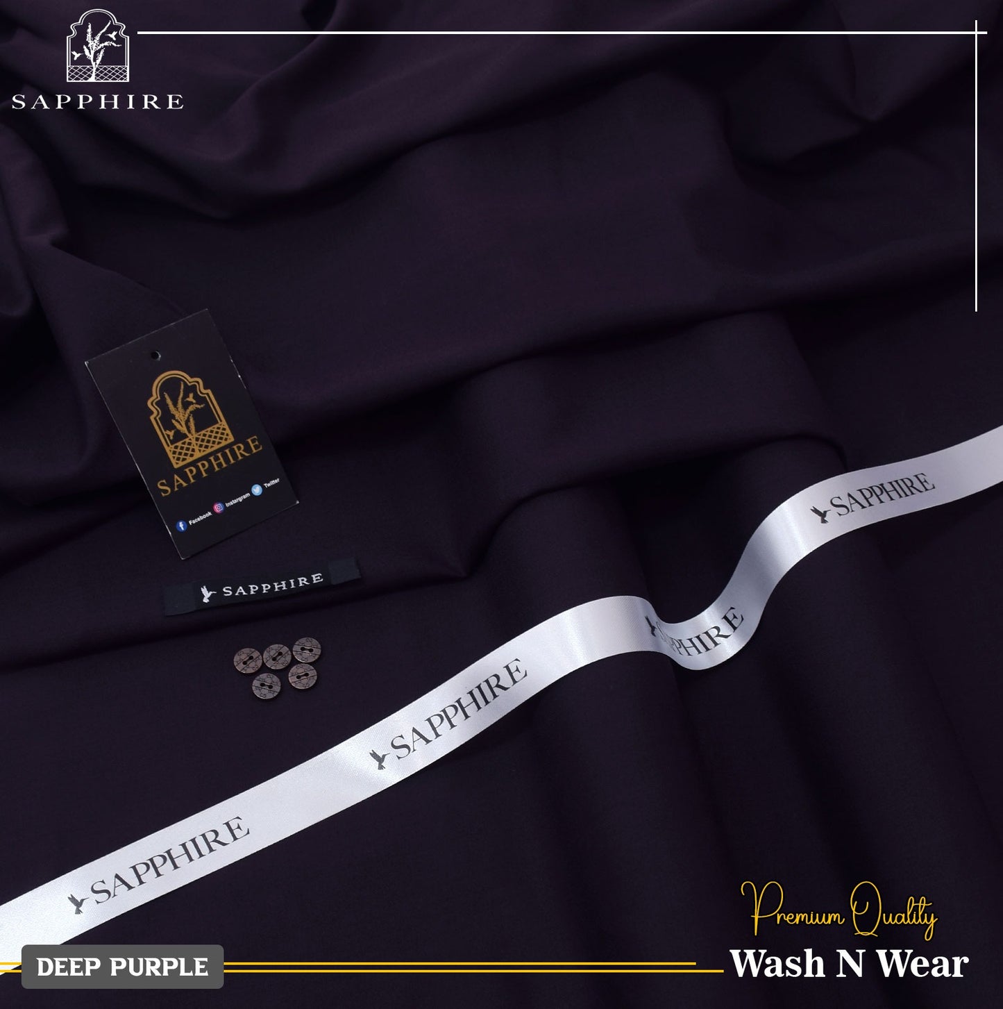 Sapphire Deep Purple Wash & Wear