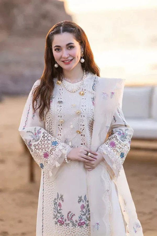 Qalamkar 711 Premium Airjet Dhanak Embroidered 3 Piece Winter Suit with Shawl
