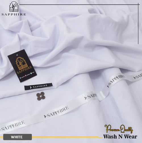 Sapphire White Wash & Wear (Unstitch)