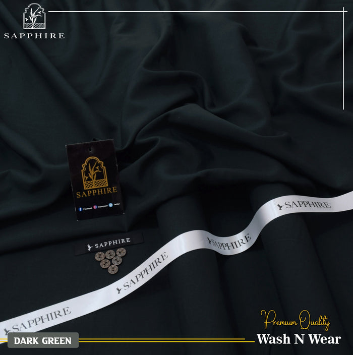 Sapphire Dark Green Wash & Wear (Unstitch)