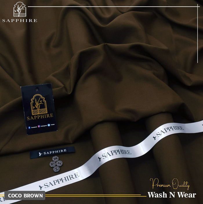 Sapphire Coco Brown Wash & Wear (Unstitch)