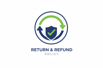 CREATE A LOGO FOR ME FOR RETURN AND REFUND ON SAME PREVIUS PATTREN