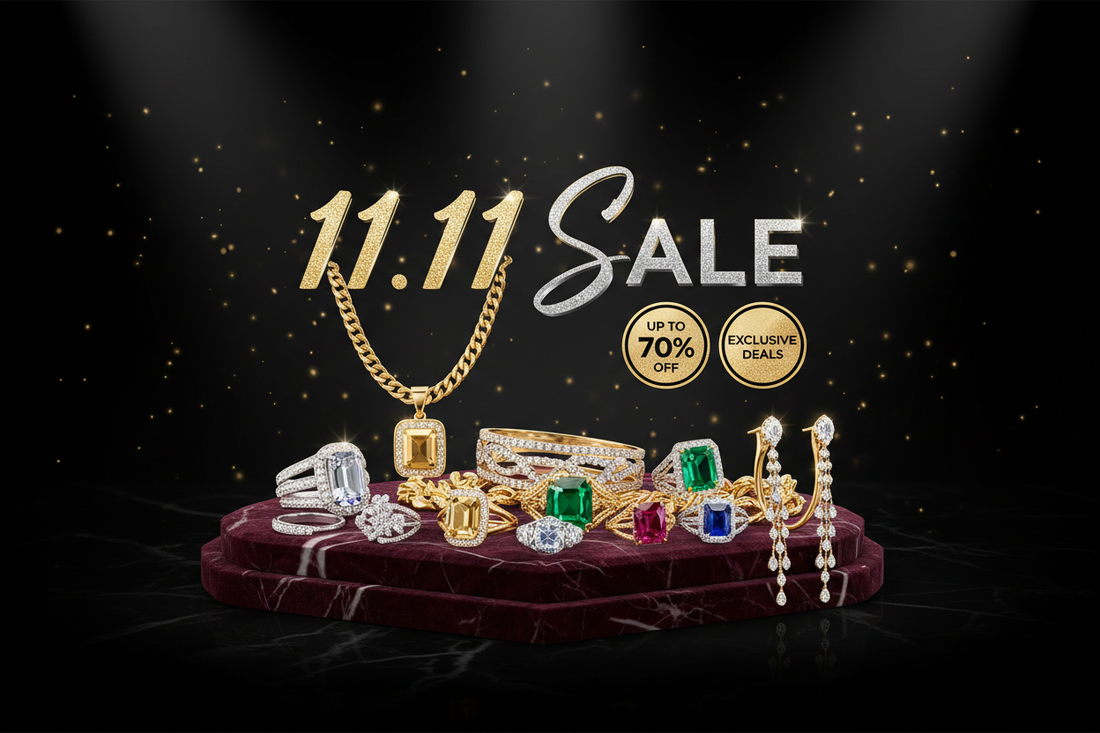 create a pic for me to sell jewellery having 11.11 sale 