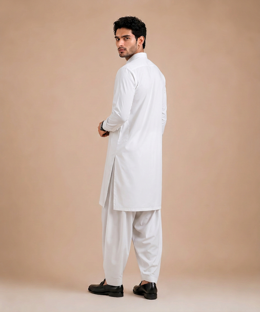 Sapphire Pearl White Wash & Wear (Unstitch)