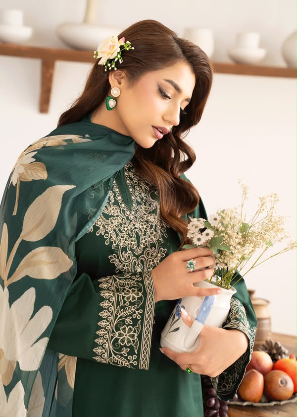 BATIK Premium 3-Piece Embroidered Suit | Winter Collection 2026–27