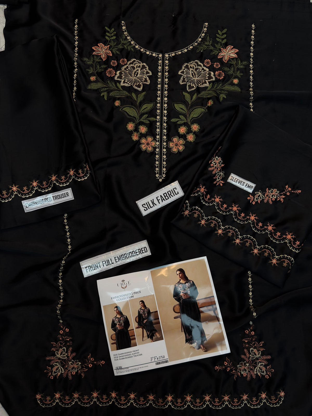 BATIK SILK TWO-PIECE SUIT – CODE 2750