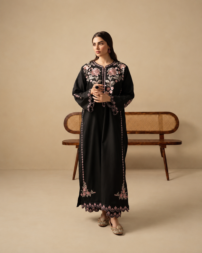 BATIK SILK TWO-PIECE SUIT – CODE 2750