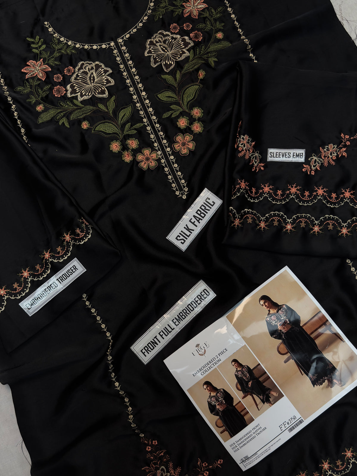 BATIK SILK TWO-PIECE SUIT – CODE 2750