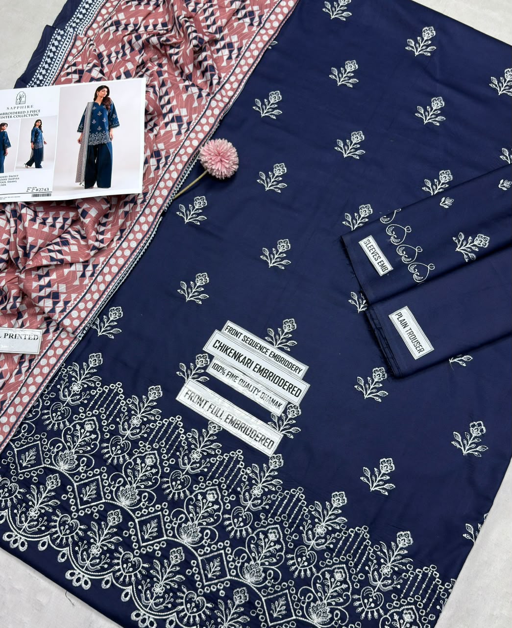 SAPPHIRE 2743 – Premium Winter Dhanak 3-Piece Suit