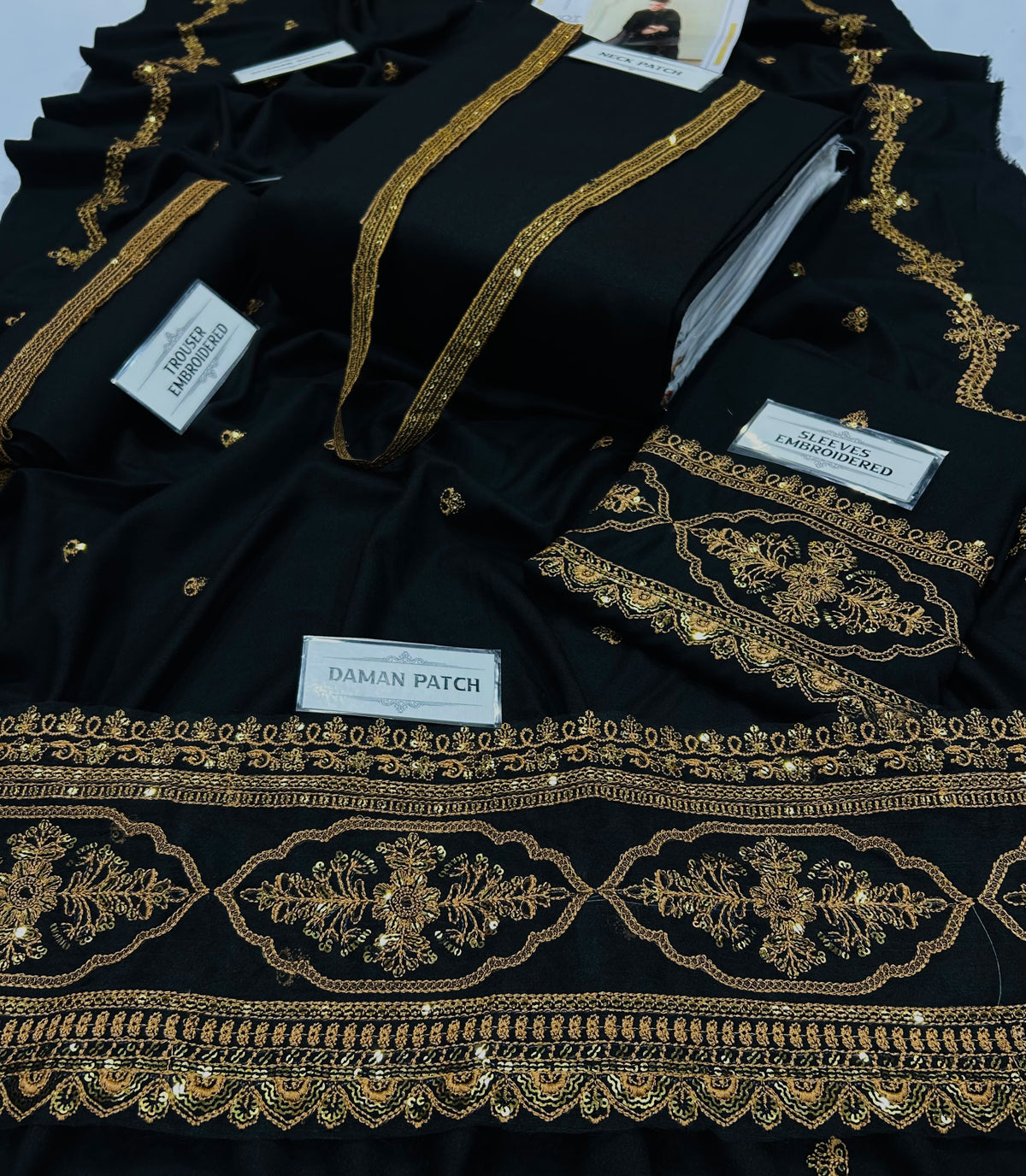 DYOT – Do Your Own Thing | 3-Piece Embroidered Dhanak Suit – Winter Collection 2026/27 (NF 1333)