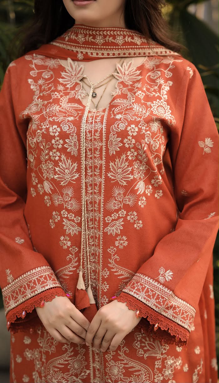 Libaas 6529 – Luxury Air-Jet Dhanak 3-Piece Winter Suit