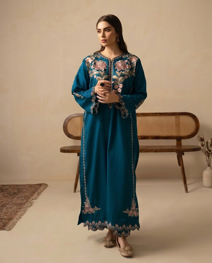 BATIK SILK TWO-PIECE SUIT – CODE 2750