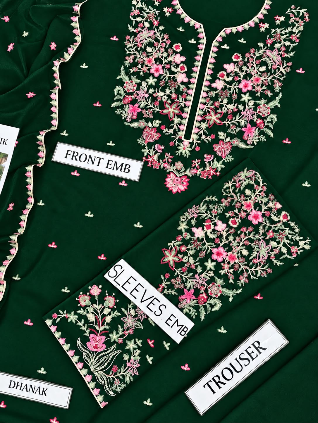Batik Winter Dhanak 3PC Embroidered Suit | Premium Air-Jet Pure Dhanak Collection 2026-27