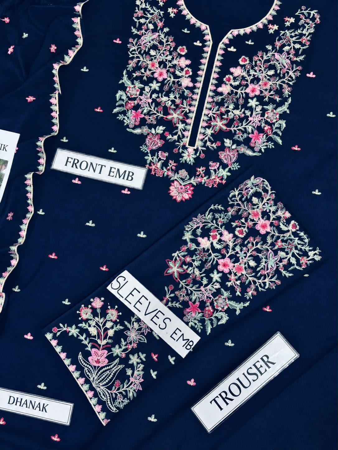 Batik Winter Dhanak 3PC Embroidered Suit | Premium Air-Jet Pure Dhanak Collection 2026-27